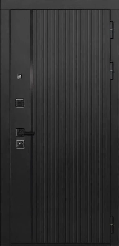 Входная дверь ДвериПРО L-45 Экошпон СБ-3 (16мм, капучино) DPRO221019 внешняя сторона