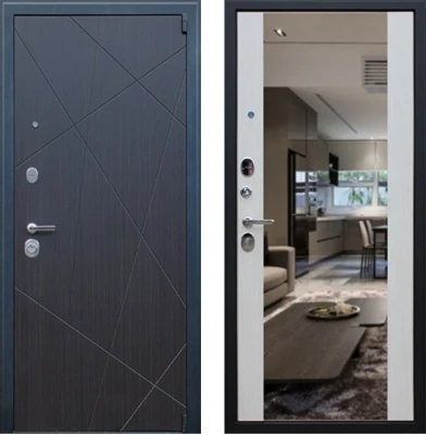 Дверь Вектор с зеркалом